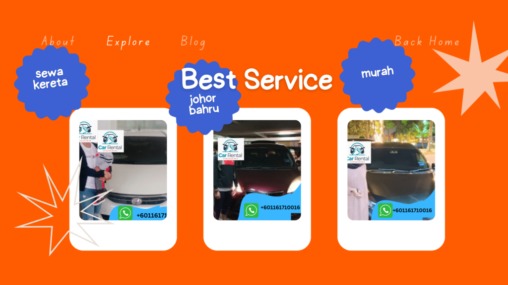 sewa kereta jb